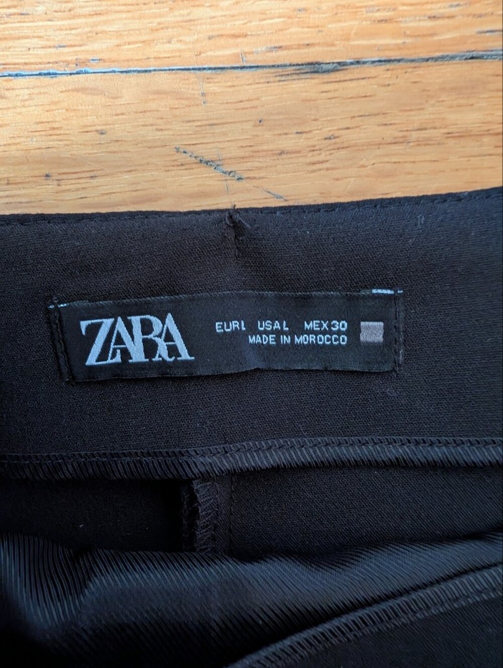 Zara Black High-waisted Shorts with Gold Button Detail-size Large - Picture 2 of 3